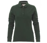 Polo Manica Lunga Payper FLORENCE LADY Donna Maglia Sfiancata in Cotone 4Bottoni