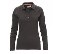 Polo Manica Lunga Payper FLORENCE LADY Donna Maglia Sfiancata in Cotone 4Bottoni