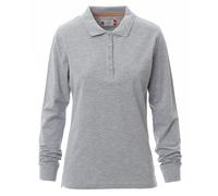 Polo Manica Lunga Payper FLORENCE LADY Donna Maglia Sfiancata in Cotone 4Bottoni