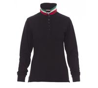 Polo manica Lunga Payper LONG NATION LADY da Donna in Cotone Sfiancata Tricolore