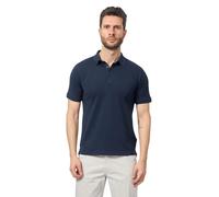 Polo mezza manica in cotone da uomo Yes Zee blu