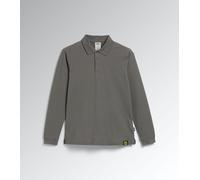 POLO ML ATLANTIS ORGANIC manica lunga Diadora Utility Grigio 177954 75070