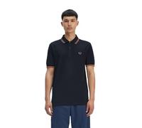 Fred Perry Polo Manica Corta Slim Fit Blu - Taglia S Abbigliamento Uomo Polo