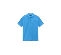 Polo in Piquet di Cotone Rosso by Napapijri, Azzurro chiaro, M