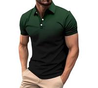 Polo No Stiro Uomo Camicia Maniche Corte Bottoni al Colletto Maniche Corte Traspirante Nera Estiva Polo Personalizzata Oversize Moda Maglietta Bianca T Shirt Uomo Nera Warehouse Deal XL