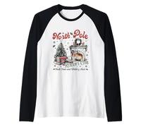 Polo Nord Book Club Amante Libro Bookworm Natale Maglia con Maniche Raglan