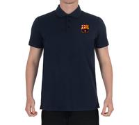 Polo originale FC Barcelona con stemma - uomo - blu navy