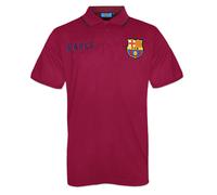 Polo originale FC Barcelona con stemma - uomo - blu navy