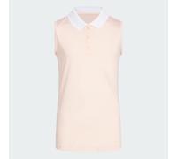 Polo Ottoman Striped Sleeveless Junior Powder Coral 13-14A
