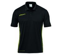 uhlsport Score Polo Shirt, Bambino, Verde Fluo/Nero, 152