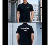 Polo personalizzate per uomo. Carica i tuoi disegni (selfie/paesaggio/foto di famiglia/amici/coppia/motivi/animali domestici), maglie, eleganti, alla moda, hipster, casual, minimal alla moda per lavor