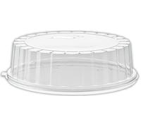 POLO PLAST SRL Coperchio Bombato 3 PZ. cm.30x8h Trasparente per Torta e Dolci