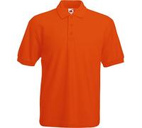 Polo * Polo * 65/35 * Fruit of the Loom M L XL XXL 3XL 4XL 5XL anche set di colori, Colore: arancione., L