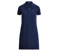 Polo Ralph Lauren - Abito Blu Stile Polo con Logo Pony - - Dresses - Donna - Blu - S