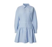 Polo Ralph Lauren - Ruffled Mini Shirt Dress - -Dresses -Donna -Blu -S