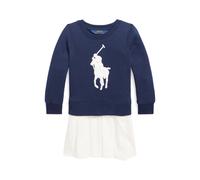 Polo Ralph Lauren Abito con felpa Big Pony 5 YRS Blu navy francese