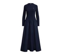 Polo Ralph Lauren Abito in cotone con corpino a trecce M Blue
