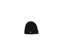 Polo Ralph Lauren - Cappello Nero Logo Lana - -Accessories -unisex -Nero -ONE SIZE