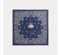 Polo Ralph Lauren Bandana Polo Bear in cotone TAGLIA UNICA Blue