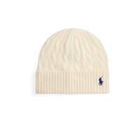 Polo Ralph Lauren - Cable Knit Beanie - - Accessories - Donna - Beige - ONE SIZE