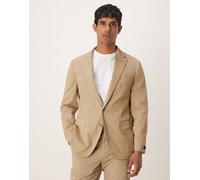 Polo Ralph Lauren - Blazer chino in cotone elasticizzato con 2 bottoni color cuoio in coordinato-Marrone Chest 38