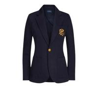 Polo Ralph Lauren - Blazer Double Knit Jacuard Blu Navy - -Jackets -Donna -Blu -S