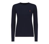 Polo Ralph Lauren - Blu Cotone Maglia Ricamata a Manica Lunga - - Tops - Donna - Blu - M