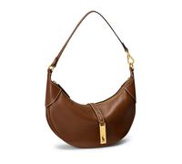 Polo Ralph Lauren ID Collection Small Borsa a spalla marrone, pelle, donna
