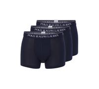 Polo Ralph Lauren Tre paia di boxer in cotone stretch L Blu navy crociera