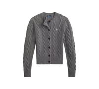 Polo Ralph Lauren - Cable Knit Cardigan - - Knitwear - Donna - Grigio - 2XS