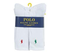 Polo Ralph Lauren Calzini ASX110 6 PACK COTTON in Bianco Unica