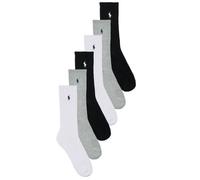 Polo Ralph Lauren Calzini CREW 6PK-CREW SOCK-6 PACK in Multicolore Unica