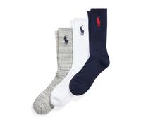 Ralph Lauren Accesorios Big Pny Crew Socks 3 Pairs Multicolor EU 40-46 Uomo