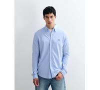Polo Ralph Lauren - Camicia a maniche lunghe blu con bottoni L