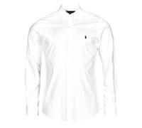 Polo Ralph Lauren Camicia a maniche lunghe CAMICIA SLIM FIT IN POPELINE TINTA UNITA in Bianco EU XS