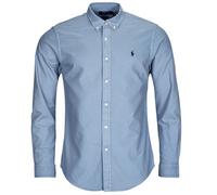 Polo Ralph Lauren Camicia a maniche lunghe CHEMISE AJUSTEE SLIM FIT EN OXFORD LEGER in Blu EU M