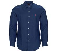 Polo Ralph Lauren Camicia a maniche lunghe CHEMISE COUPE DROITE EN LIN in Marine EU XL