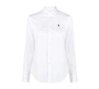Polo Ralph Lauren - Camicia a maniche lunghe bianca con bottoni-Bianco 8
