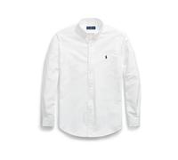 Camicia Oxford aderente tinta in capo Bianco M Tinta unita