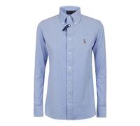 Polo Ralph Lauren Camicia Oxford in maglia di cotone M Blu