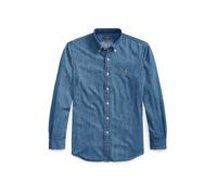 Polo Ralph Lauren Camicia blu denim / marrone chiaro / bianco Uomo - Abbigliamento - Taglie comode - Camicie da uomo Polo Ralph Lauren XL