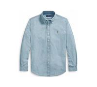 Polo Ralph Lauren - Camicia Button-Down in Cotone Chambray - - Shirts - Uomo - Blu - M