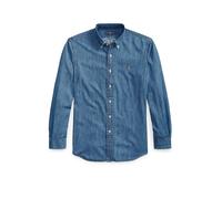 Polo Ralph Lauren Camicia blu denim / marrone chiaro / bianco, Taglia XXL