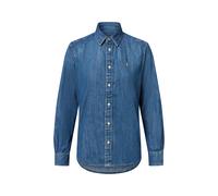 Polo Ralph Lauren - Camicia di jeans ricamata - - Blouses & Shirts - Donna - Blu - 3XS