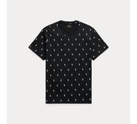 Polo Ralph Lauren Camicia da notte in jersey con pony S Black