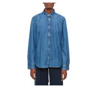 Polo Ralph Lauren - Camicia di jeans ricamata - - Blouses & Shirts - Donna - Blu - 3XS