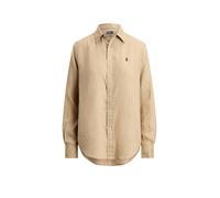 Ralph Lauren, ,Blouses & Shirts ,Donna ,Marrone ,S Camicia in lino dal taglio classico
