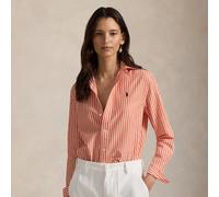 Polo Ralph Lauren Camicia in cotone e lino Classic-Fit M Orange