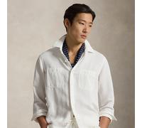Polo Ralph Lauren Camicia in lino e seta Classic-Fit S White