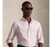 Polo Ralph Lauren, ,Shirts ,Uomo ,Rosa ,S Camicia in misto lino ricamata